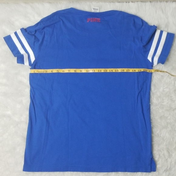 4th of July tee blue red white firewerk pink! Fireworks preppy lounge shirt - Picture 4 of 5